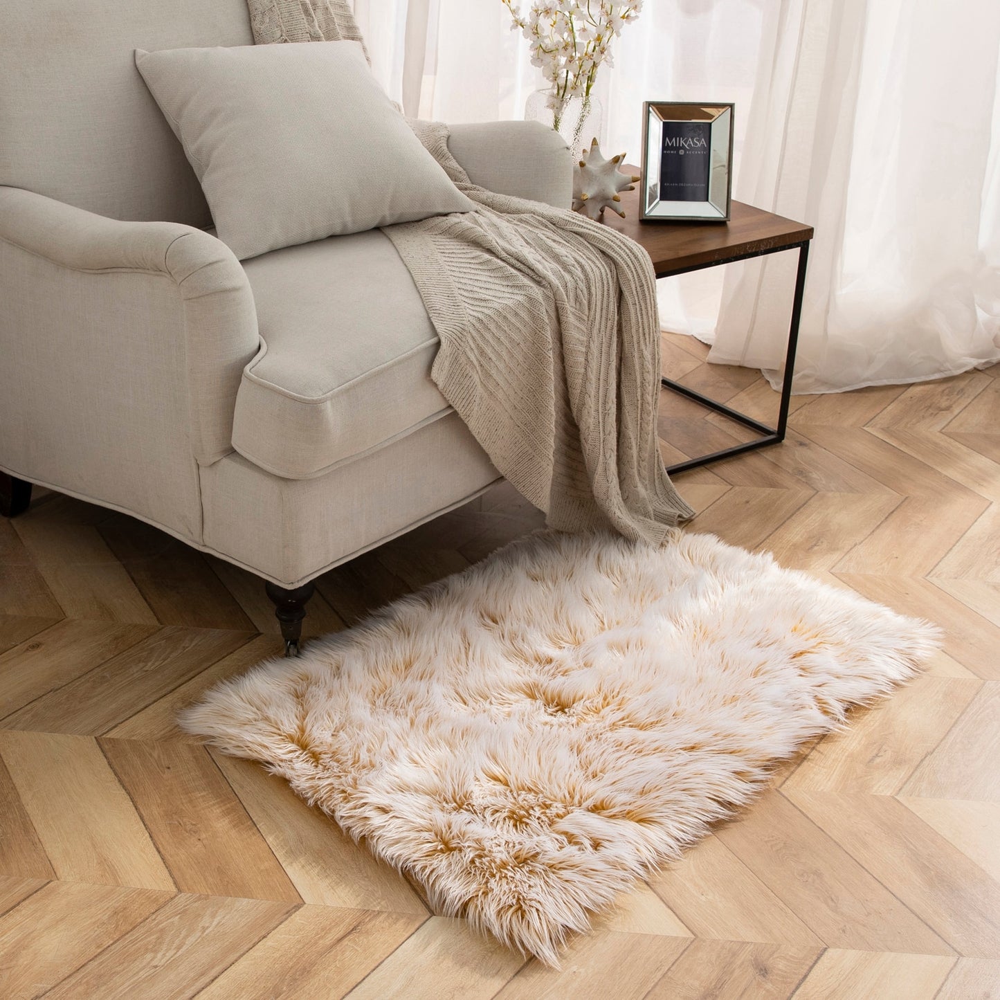 Soft Rectangle Shaped Area Rug