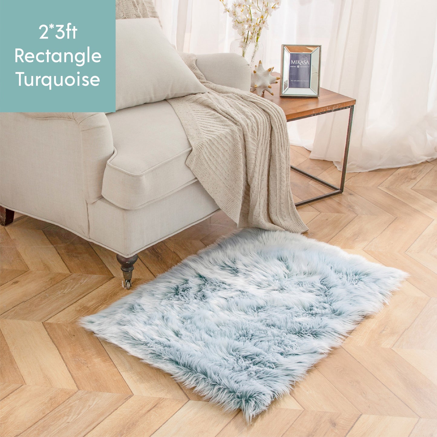 Soft Rectangle Shaped Area Rug