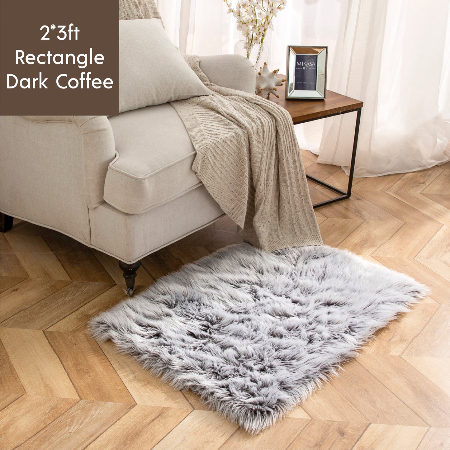 Soft Rectangle Shaped Area Rug