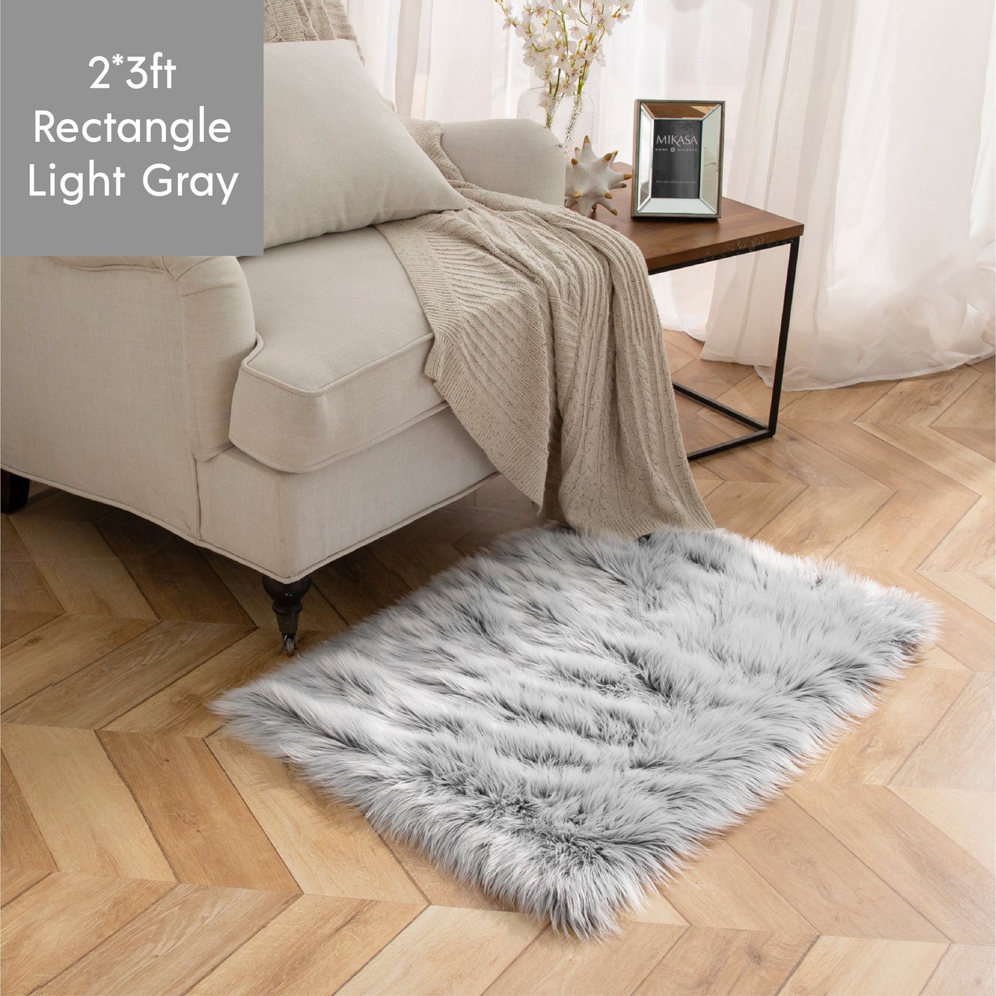 Soft Rectangle Shaped Area Rug