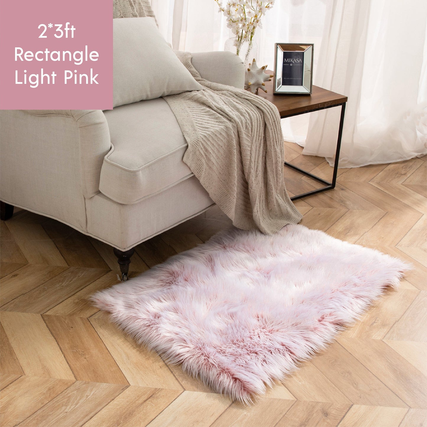 Soft Rectangle Shaped Area Rug