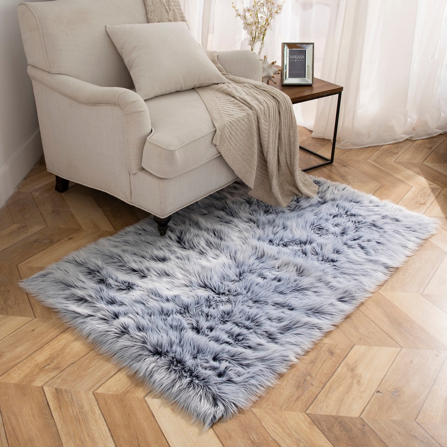 Soft Rectangle Shaped Area Rug