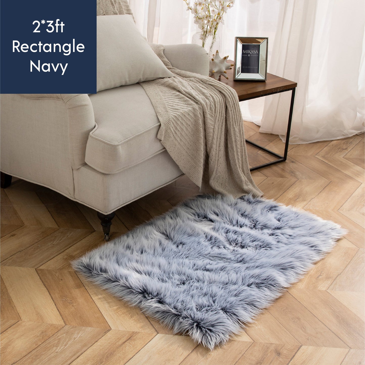 Soft Rectangle Shaped Area Rug