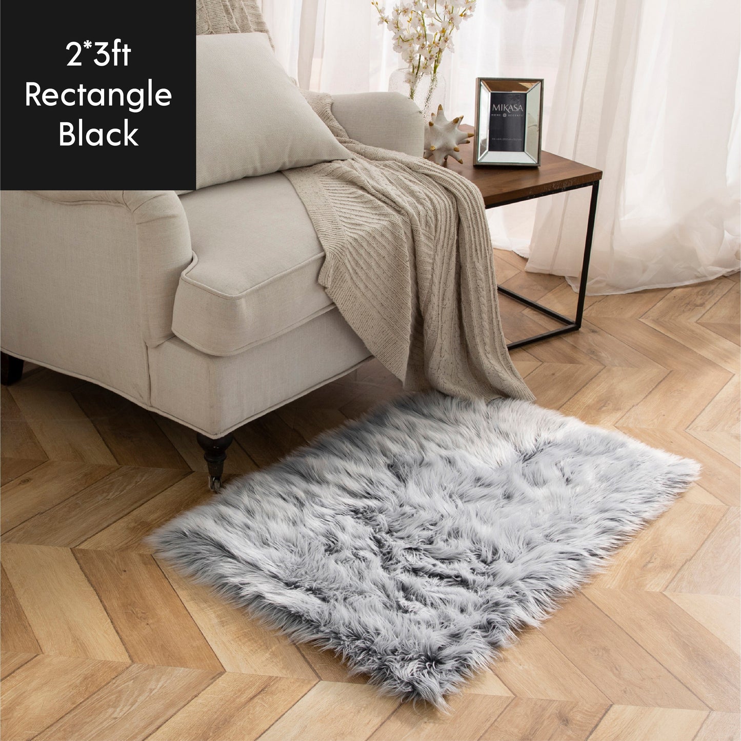 Soft Rectangle Shaped Area Rug