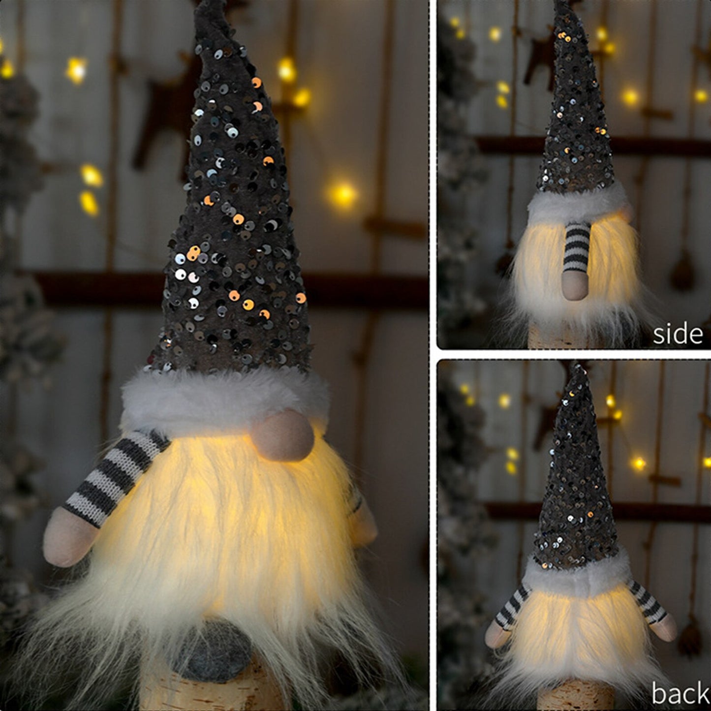 Glowing Gnome Christmas Doll