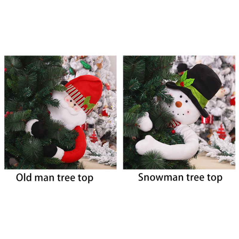 Cute Santa Claus Christmas Tree Toppers