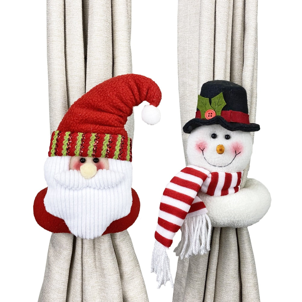 Santa / Snowman Curtain Buckle