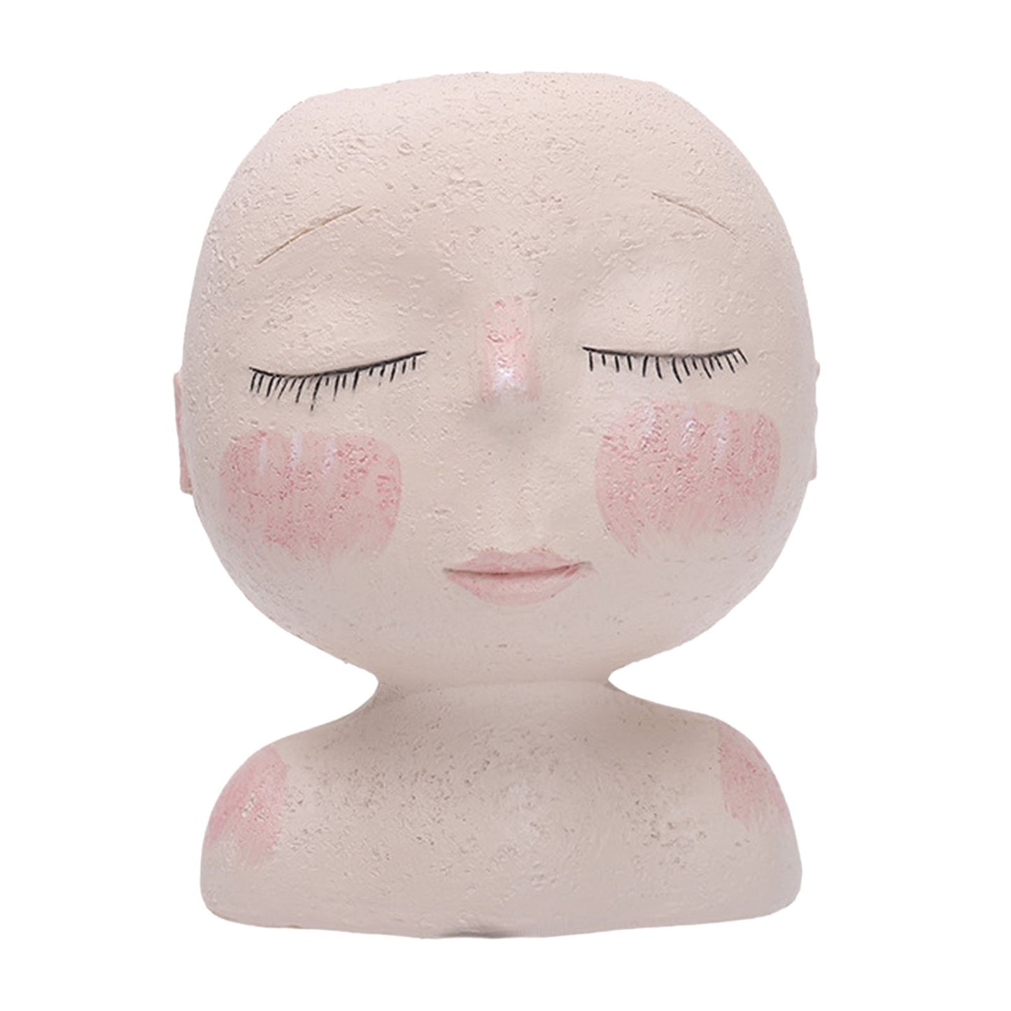 Girls Face Head Flower Planter