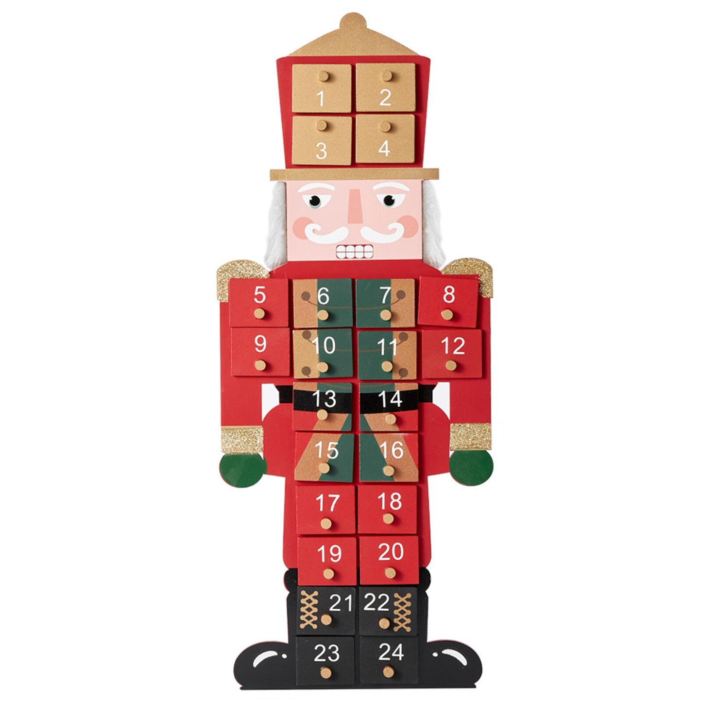 2022 Wooden Nutcracker Advent Calendar