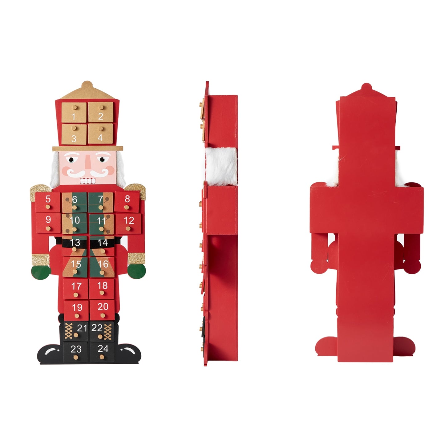 2022 Wooden Nutcracker Advent Calendar